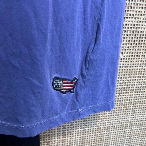 The Same Guy Purple V neck shirt large - Picture 2 of 6